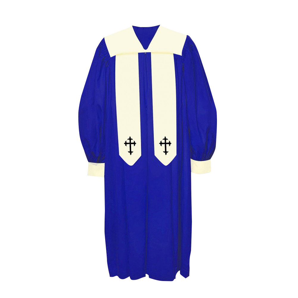 100% Giza Cotton Classical Choir Robe