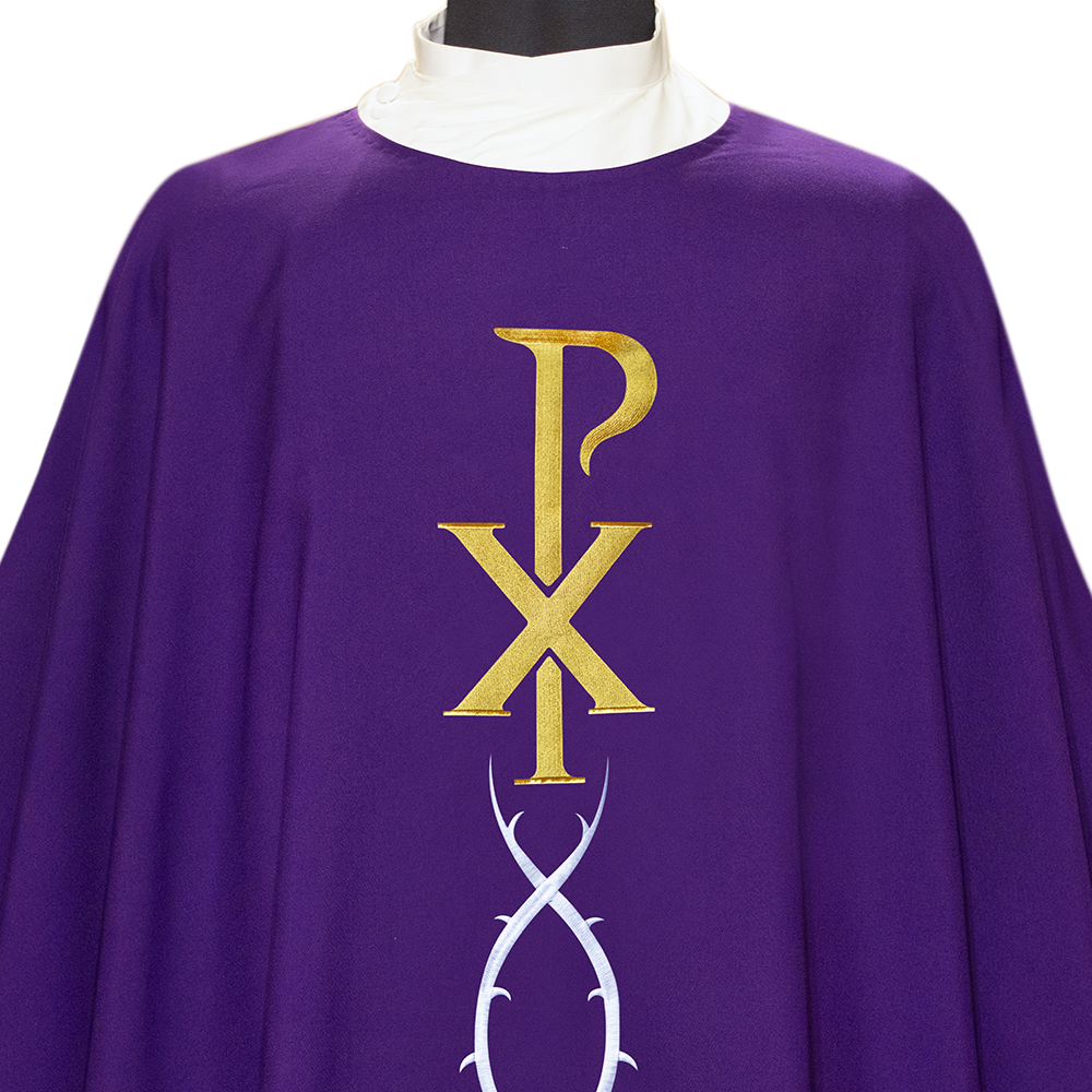 Lenten PAX Gothic chasuble
