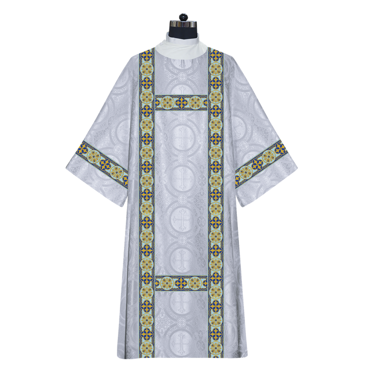 Dalmatics Vestment with Woven Braided Trims