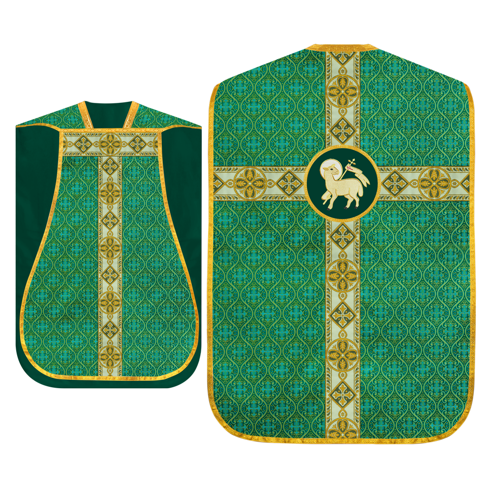Roman Chasuble with Detailed Braids