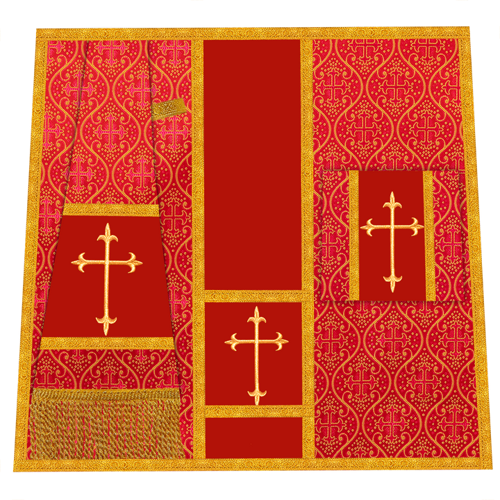 Pugin Chasuble with Adorned Orphrey