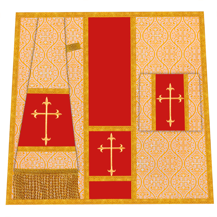 Pugin Gothic Chasuble with lace