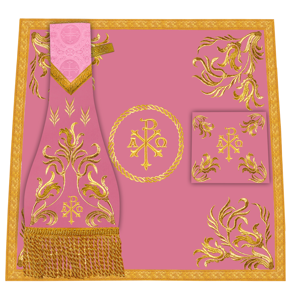 Mass set with golden embroidery