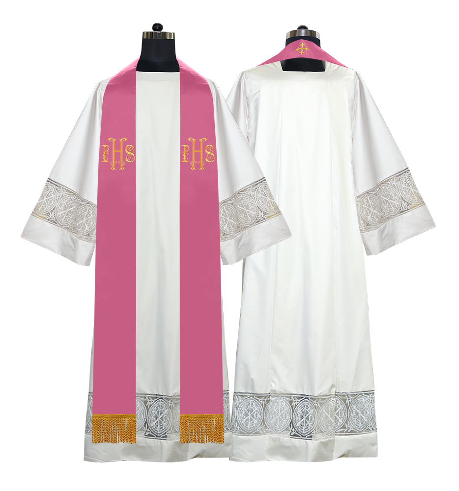 Embroidered Motif Ordination Stole