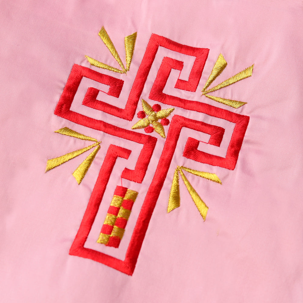 Minister Stole with Embroidered Glory Cross