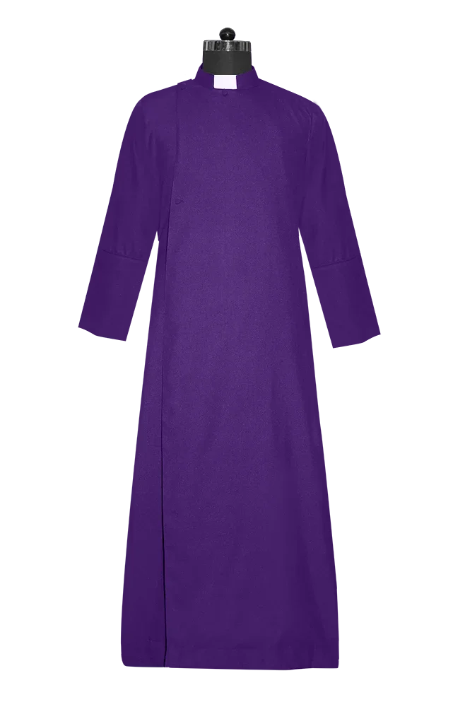 Mannen geestelijkheid Cassock kerk minister gewaad vestment voor pastor, Zwart Goud, XXL Mannen geestelijkheid Cassock kerk minister gewaad vestment voor pastor, Zwart Goud, XXL