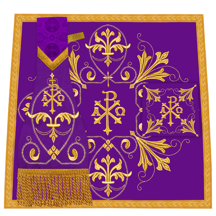 Spiritual Embroidery Mass Set Vestment