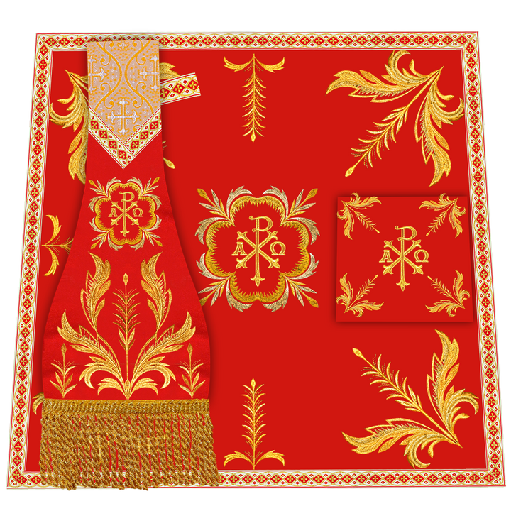 Mass Set Vestment with Embroidery trims