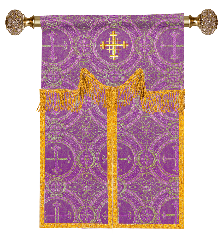 Tabernacle Veil with Cross Motif