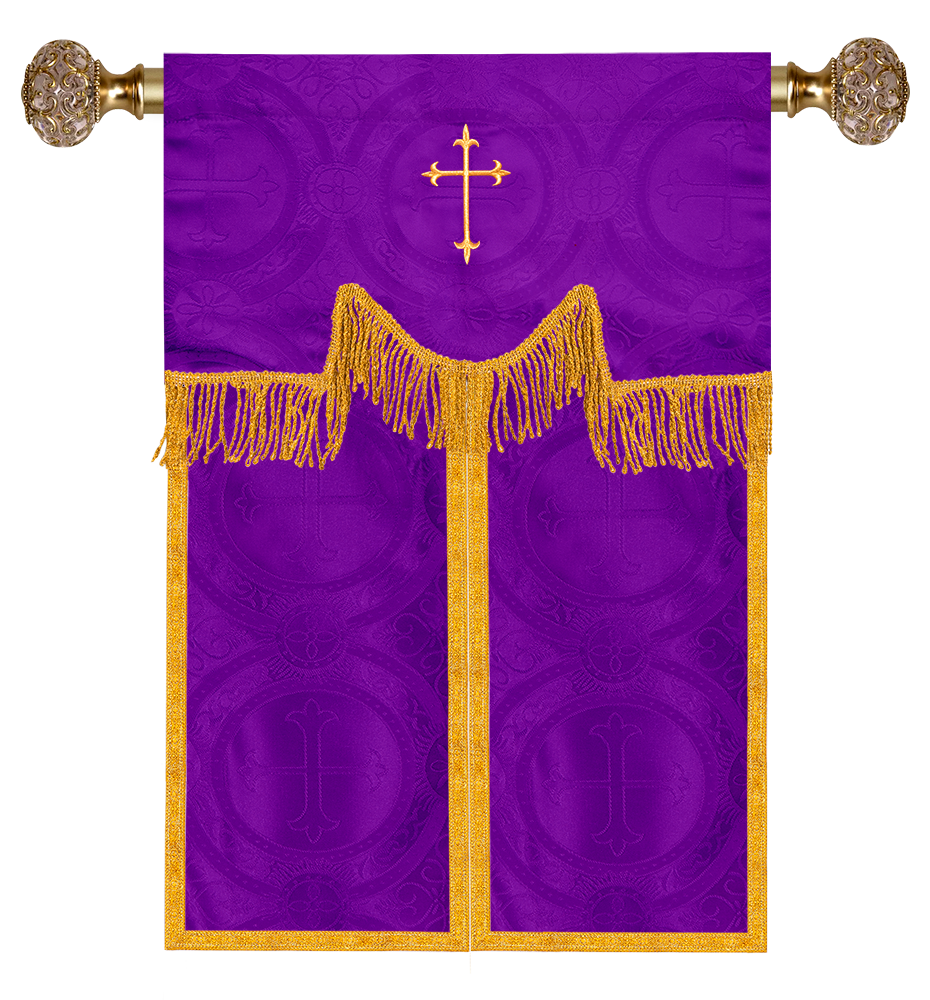 Tabernacle Veil with Cross Motif