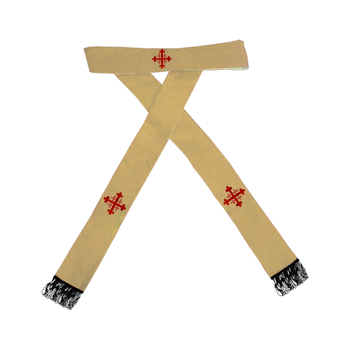 Pallium with black Jerusalem cross