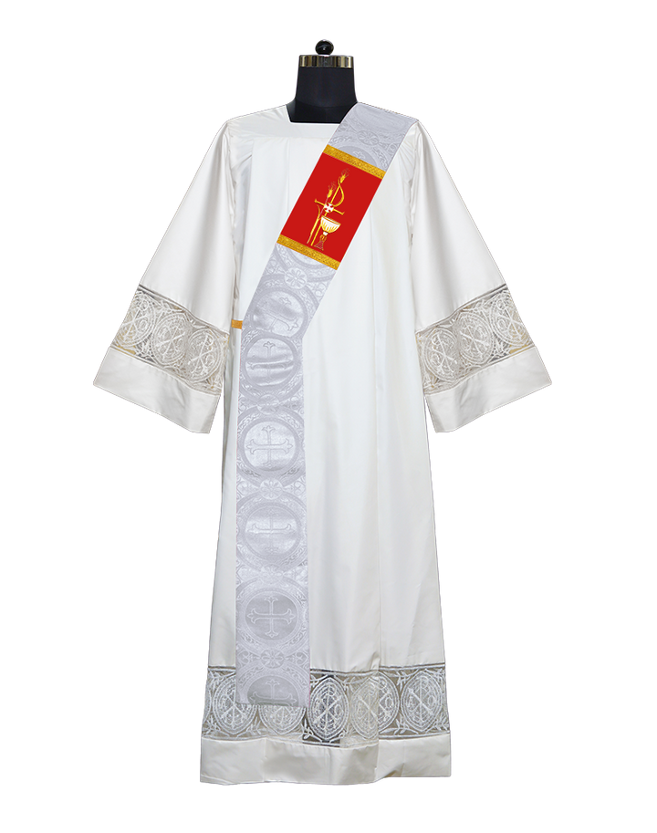 PAX with Chalice Adorned Deacon Stole