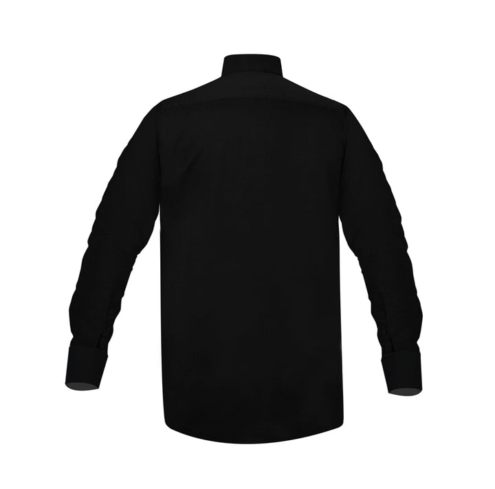 Clergy Shirt with Tab Collar - Black