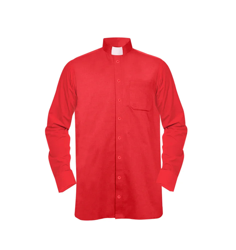 tab collar dress shirts Clergy Shirt With Tab Collar