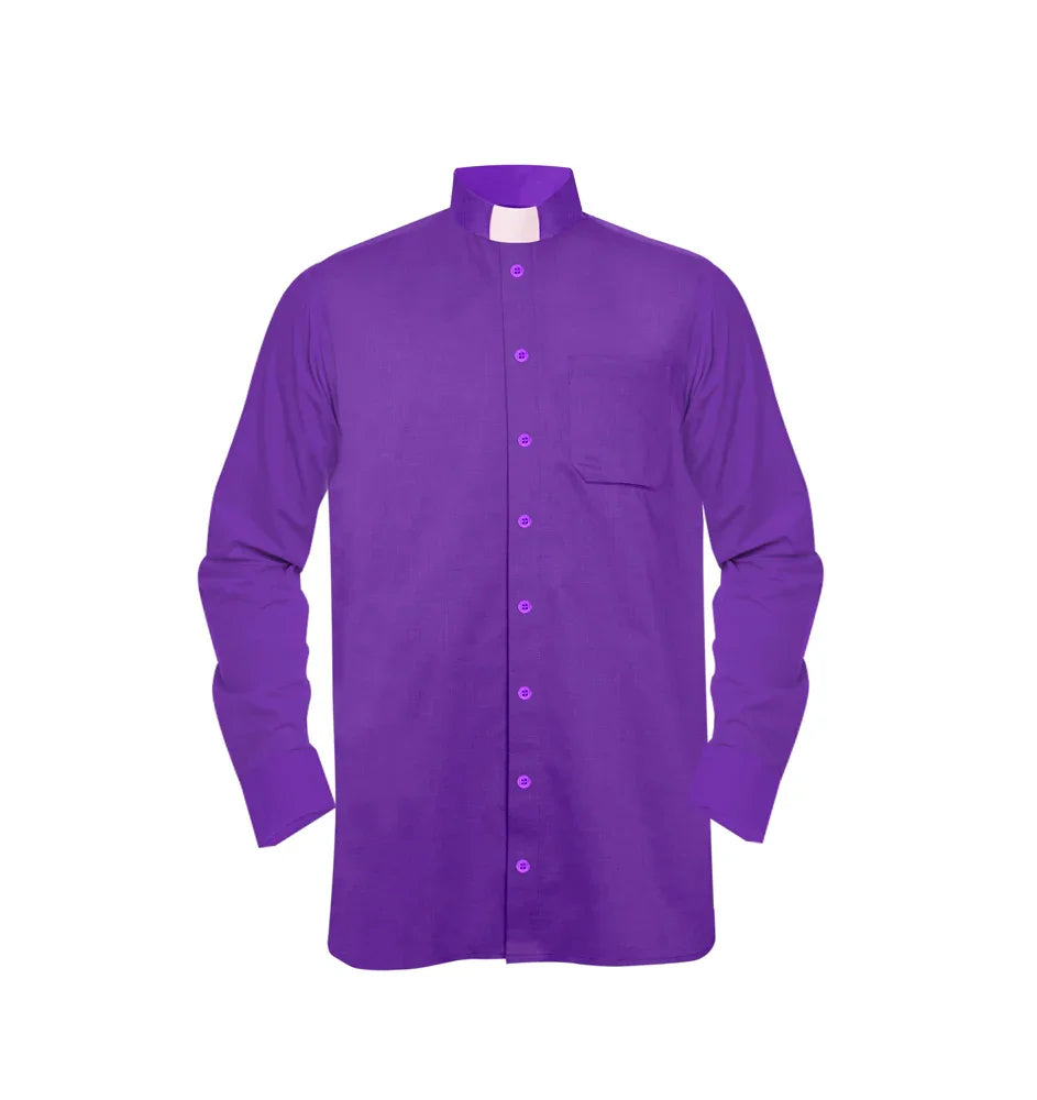 tab collar dress shirts Clergy Shirt with Tab collar