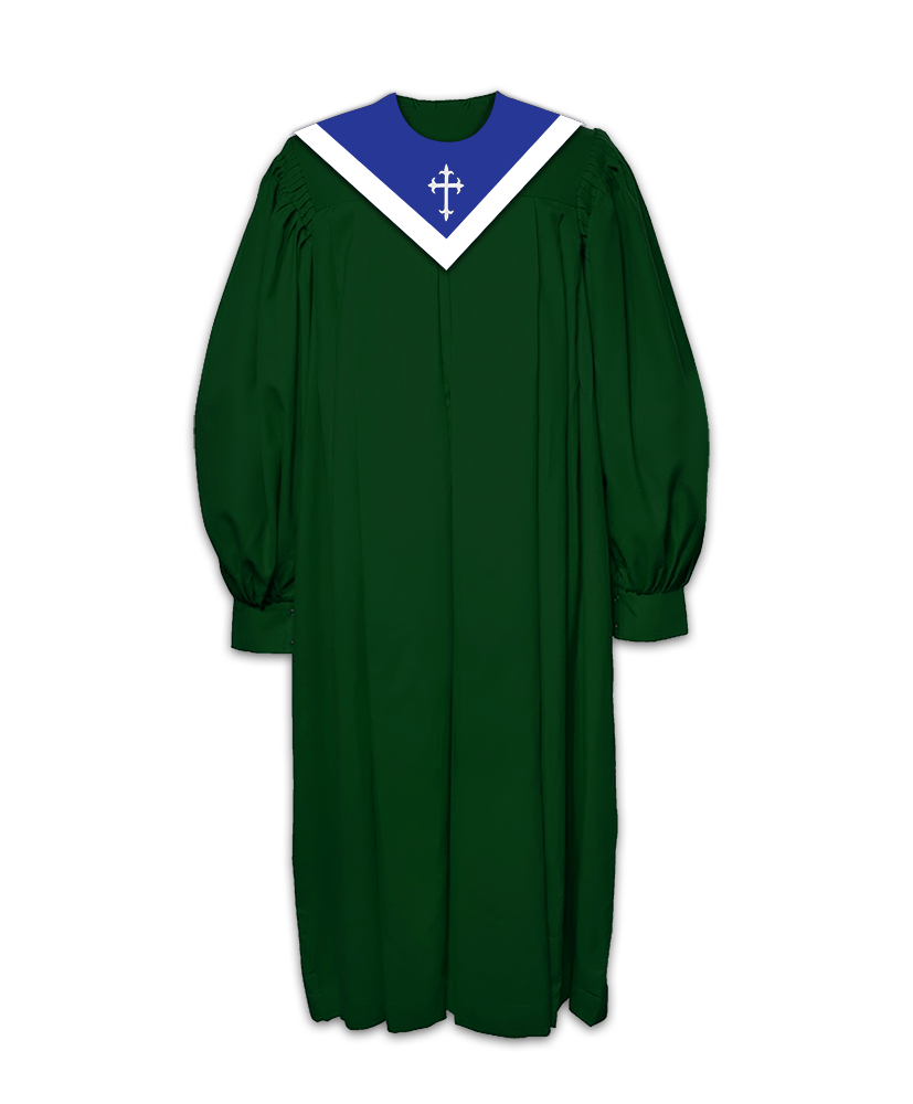 Choir Robe with V - Neckline