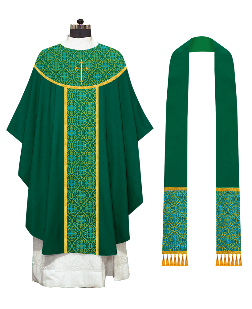 Chasuble with Adorned Orphrey