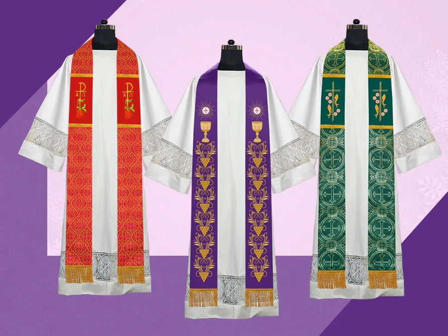 Stole Vestments - Clergy, Roman, and Deacon Styles - PSG VESTMENTS
