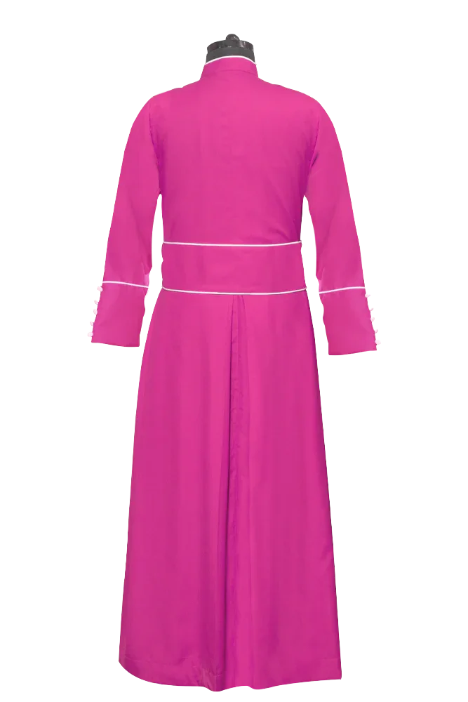 Clearance Sale - Purple Minister Robe with Matching White Trims