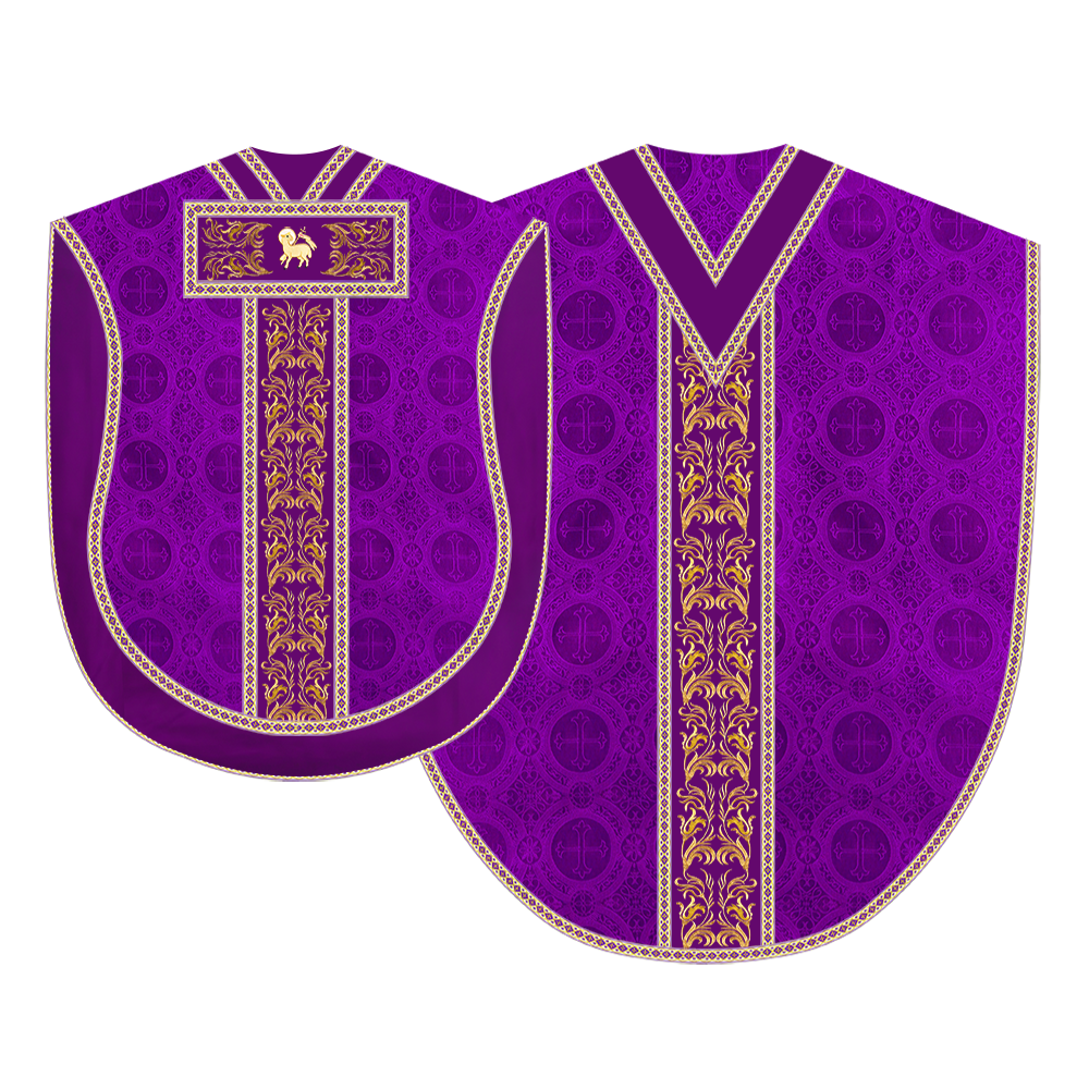 ST Philip Neri Chasuble with Adorned Lace