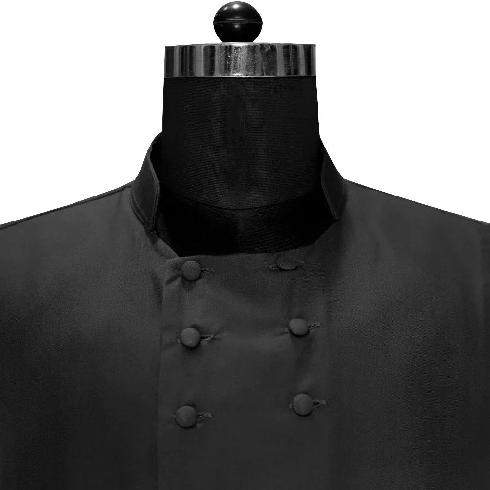 Clearance Sale - Black Chimere with Button Closure