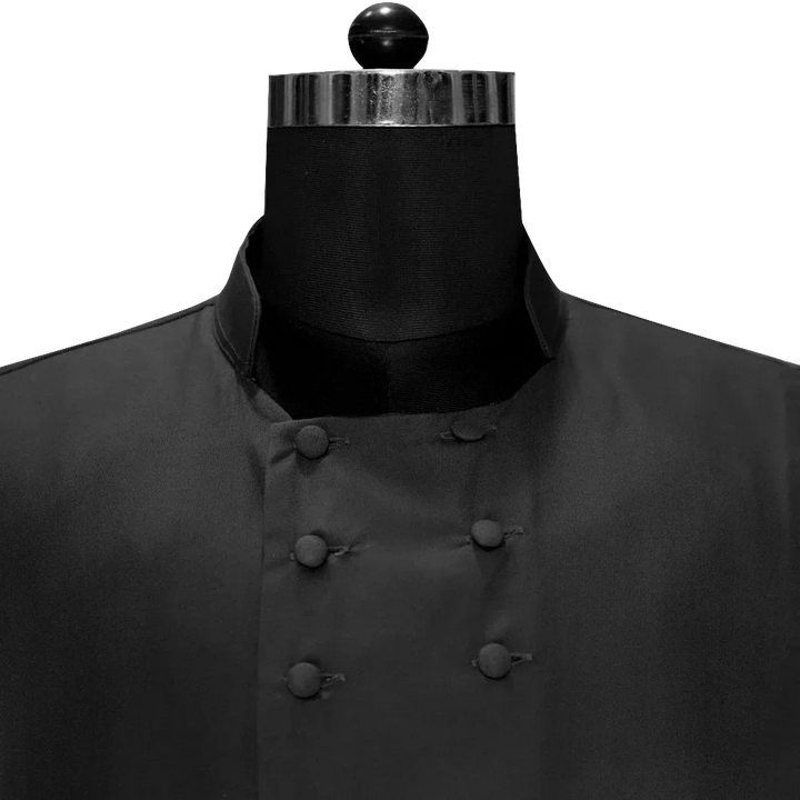 Clearance Sale - Black Chimere with Button Closure