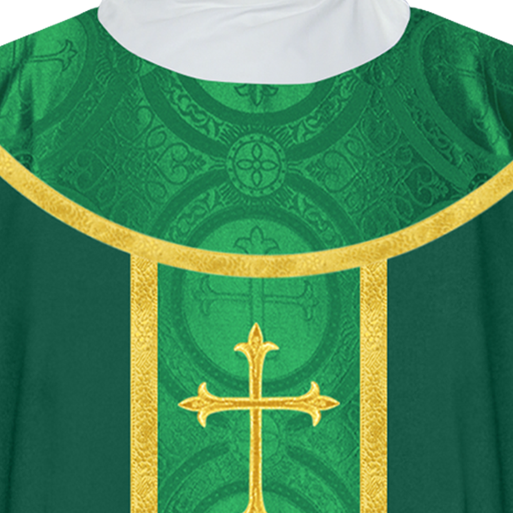 Dalmatics with embroidered cross