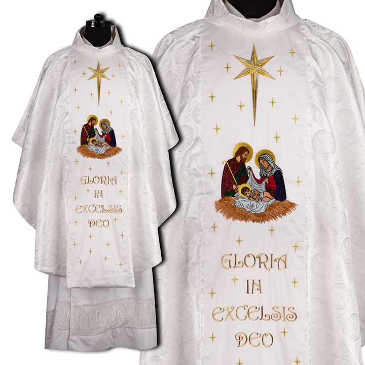 Gothic Chasuble - Gloria in Excelsis Deo