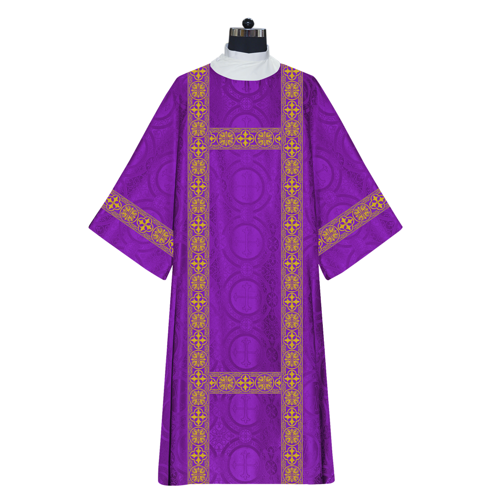Dalmatics Vestments with Braided Lace