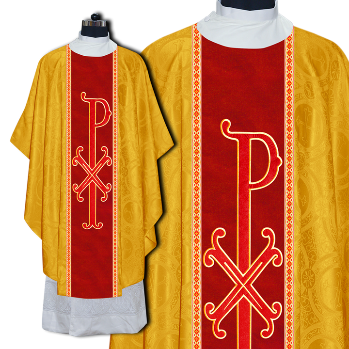 Gothic Chasuble with PAX Motif and Trims