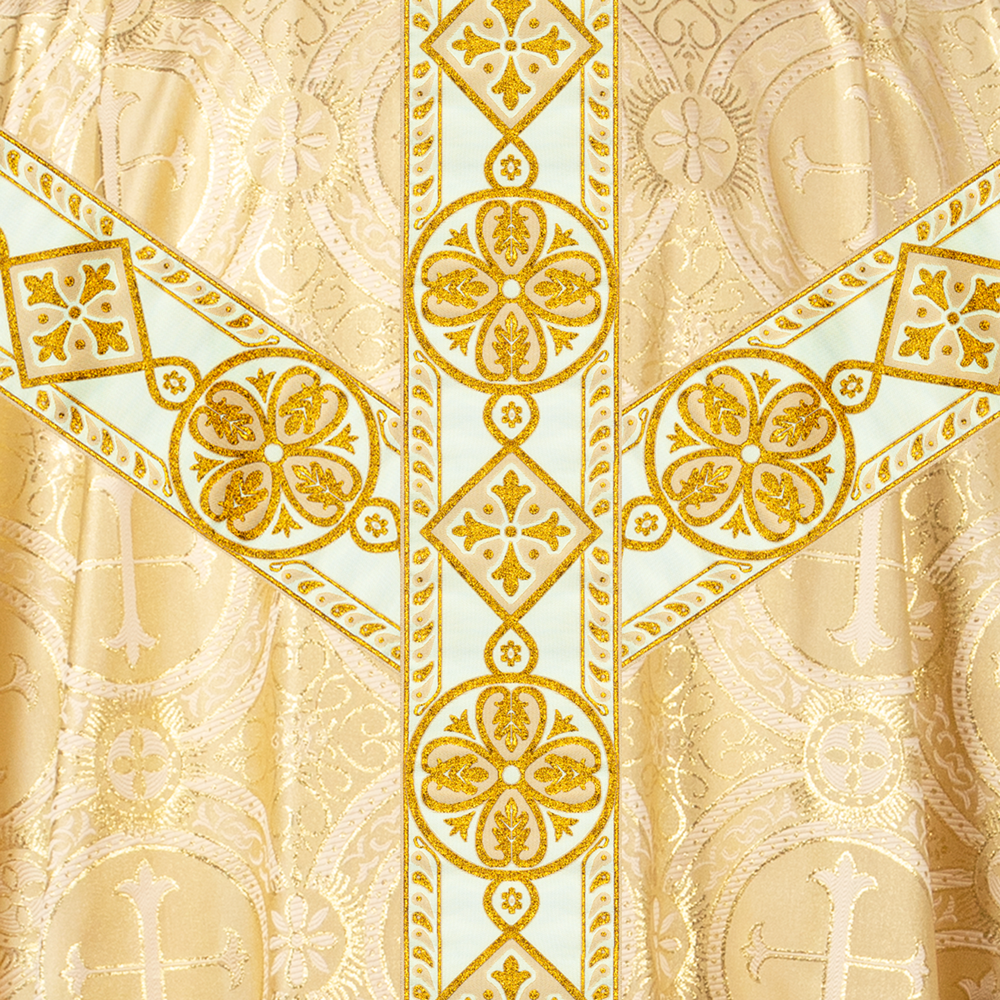 Chasuble with Adorned Woven Braids