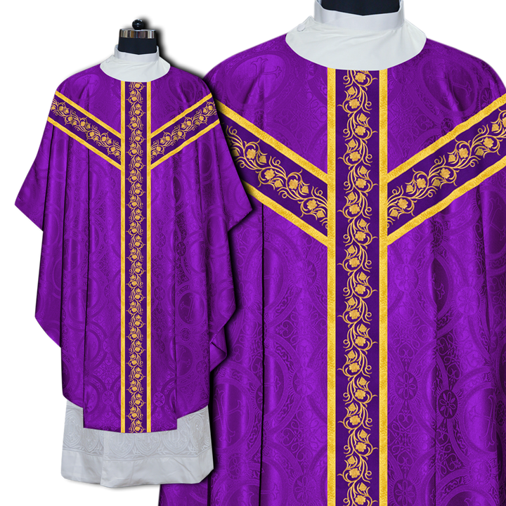 Gothic Chasuble with Grapes Design