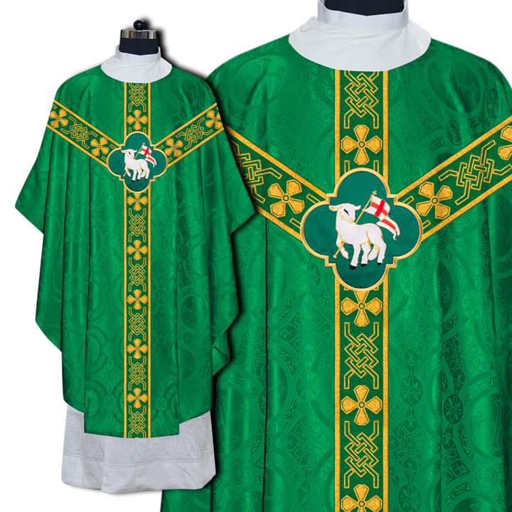 Gothic Chasuble with Motif and Trims