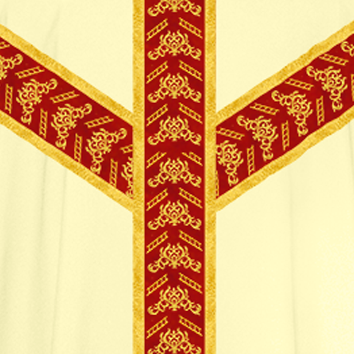 Adorned Embroidered Gothic Chasuble Vestment