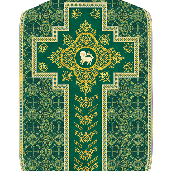 Set of Four Embroidered Roman Chasuble