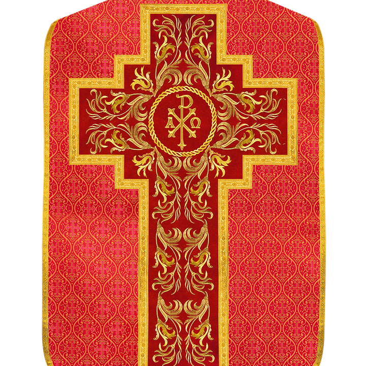 Set of Four Liturgical Roman Chasuble Vestment