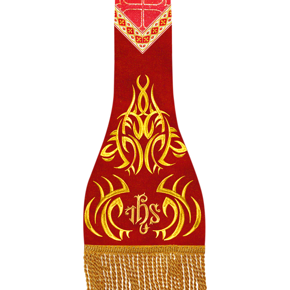 Embroidered Roman Stole with Motif