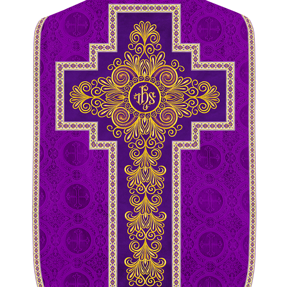 Set of Four Roman Chasuble Vestments