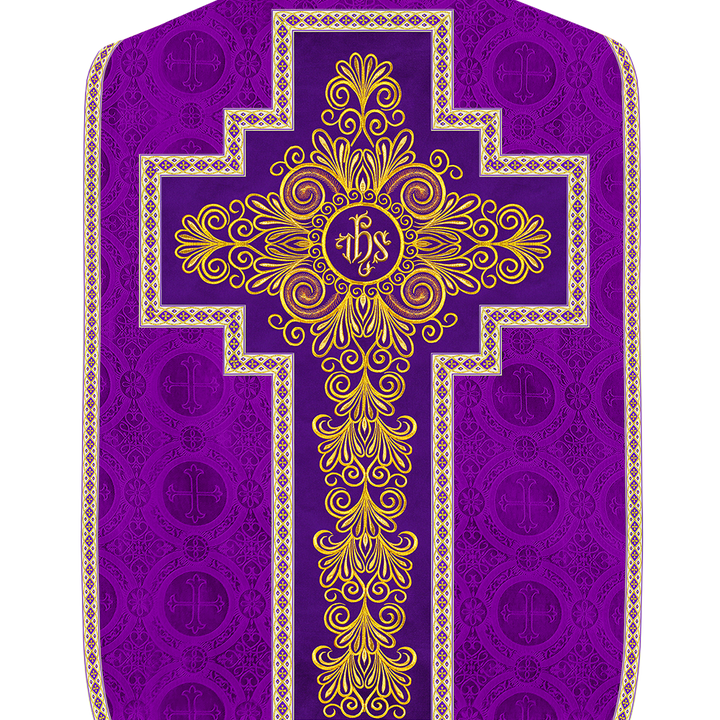 Set of Four Roman Chasuble Vestments