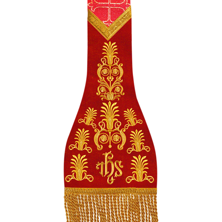 Roman Stole with embroidered motif