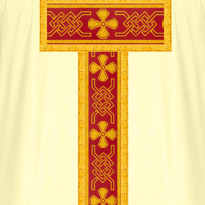 Gothic Chasuble Enhanced with Braided Trims