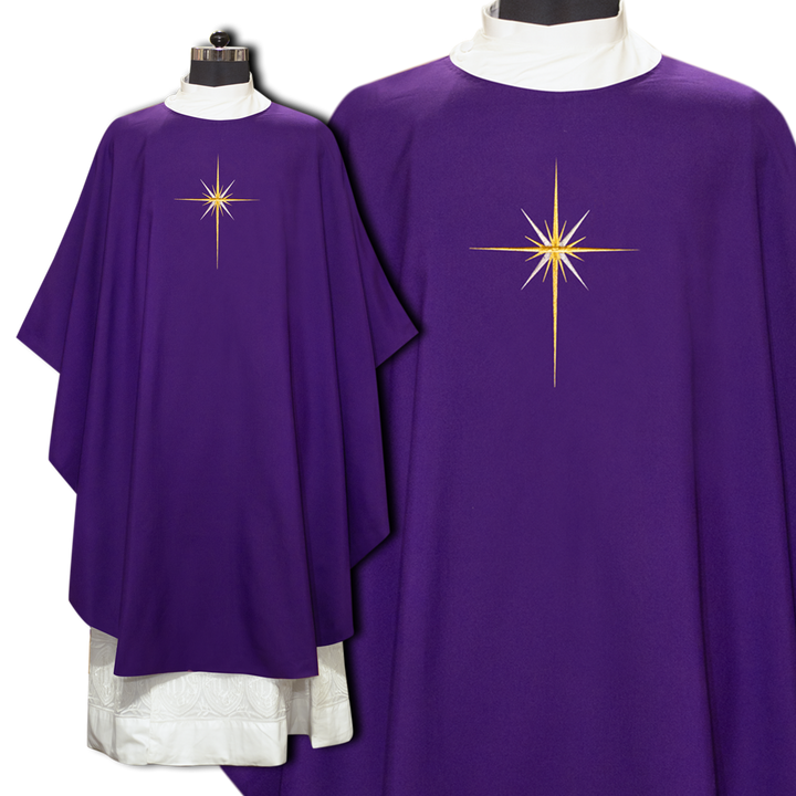 Advent Gothic Chasuble - Silent Night