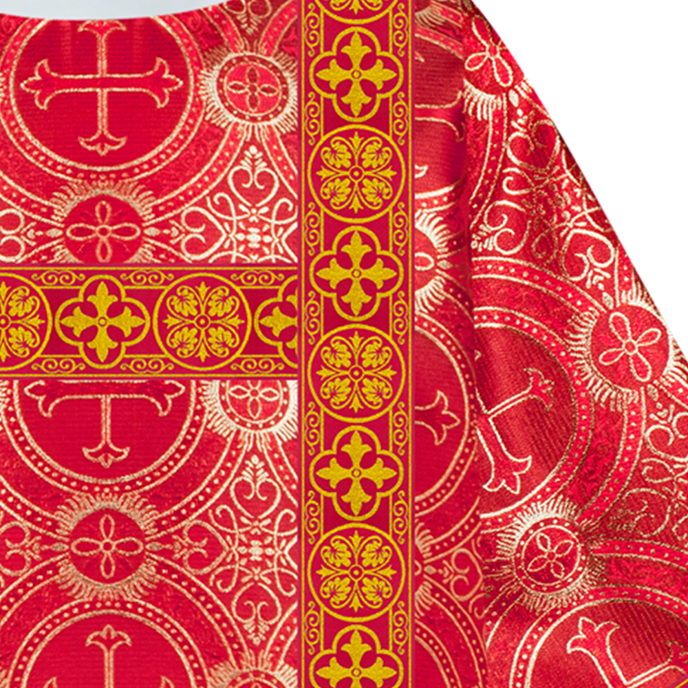 Dalmatics Vestments with Cross Braided Trims