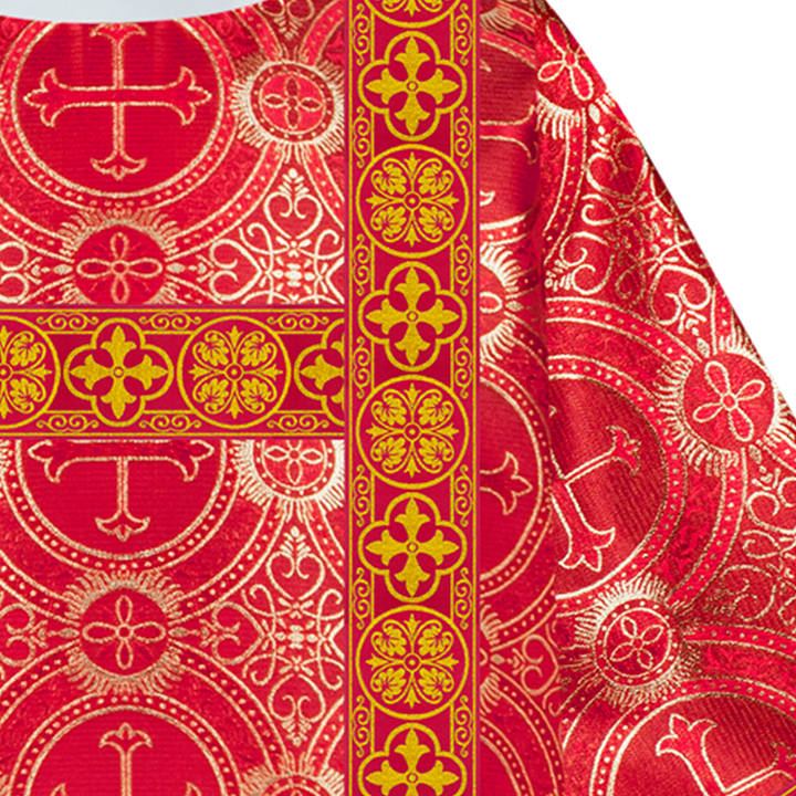 Dalmatics Vestments with Cross Braided Trims