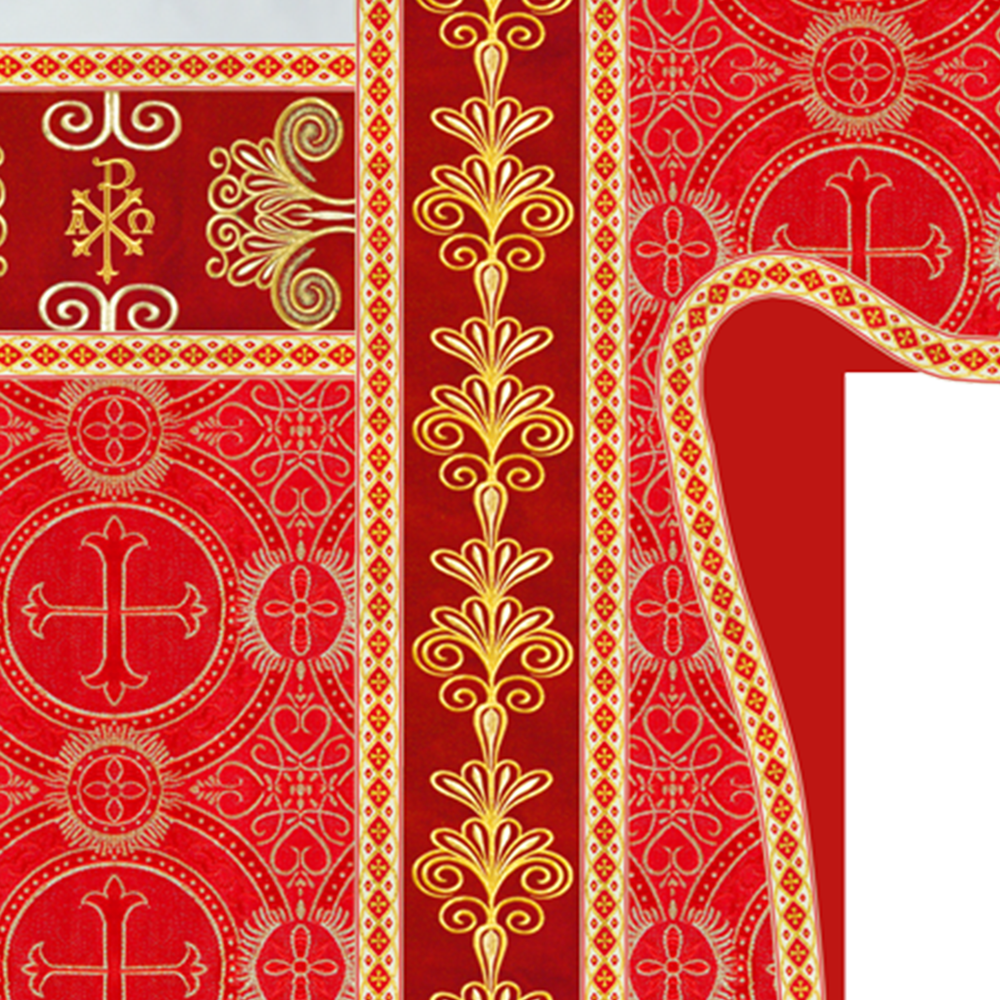 Tunicle Vestment with Motif and Trims