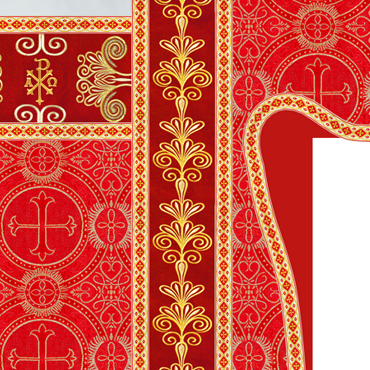 Tunicle Vestment with Motif and Trims