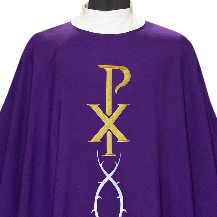 Lenten PAX Gothic chasuble