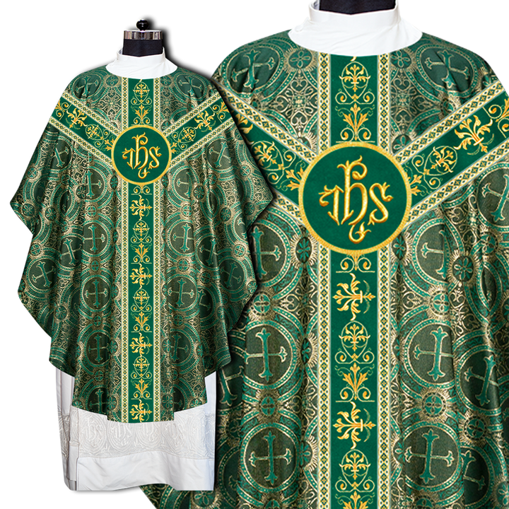 Gothic Chasuble With Adorned Braids And Trims