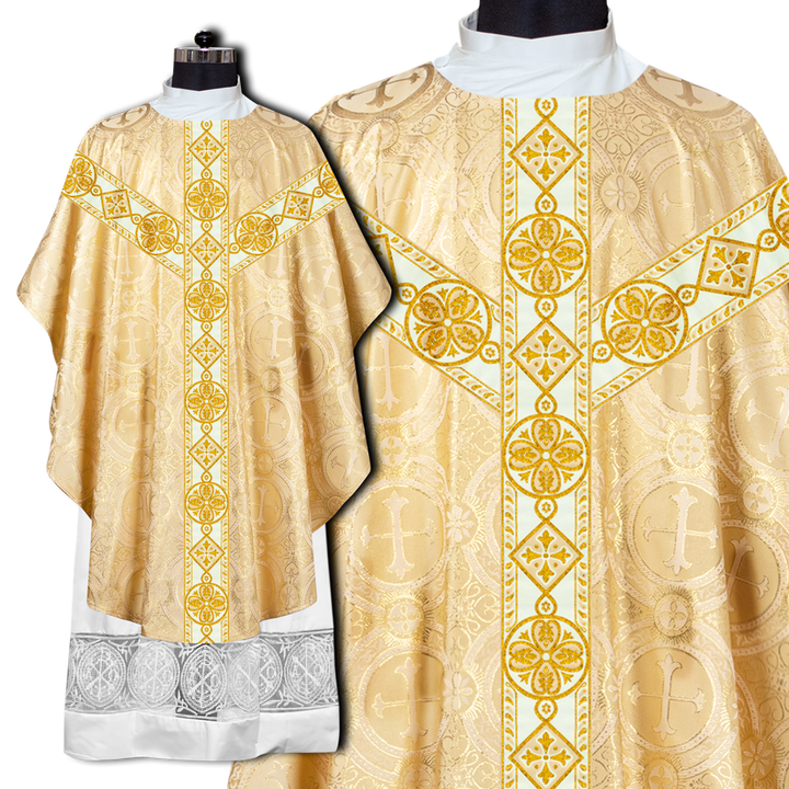 Chasuble with Adorned Woven Braids