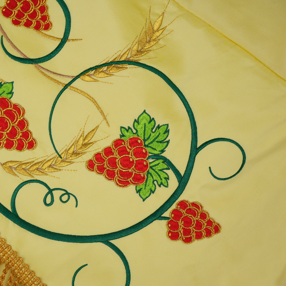 Sacred Processional Canopy, beautifully adorned with the Pelican embroidery